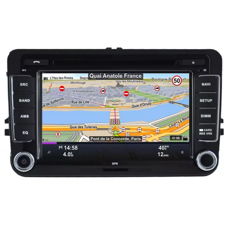 Autoradio Tiguan Android Gps Bluetooth Vw Compatible D Origine