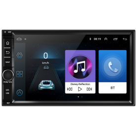Autoradio Double Din Pas Cher GPS Android waze ios Kit Main Libre Haut De Gamme Dual Zone RDS 4G Poste Radio Camera de Recul