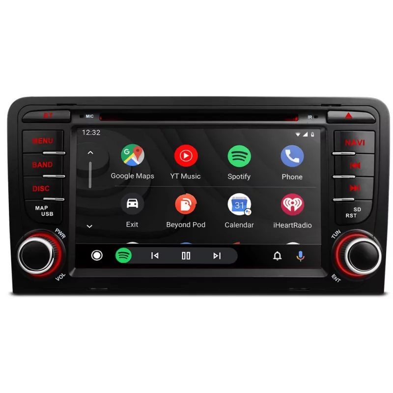 Poste Audi A3 8P Bose carplay apple autoradio android double din