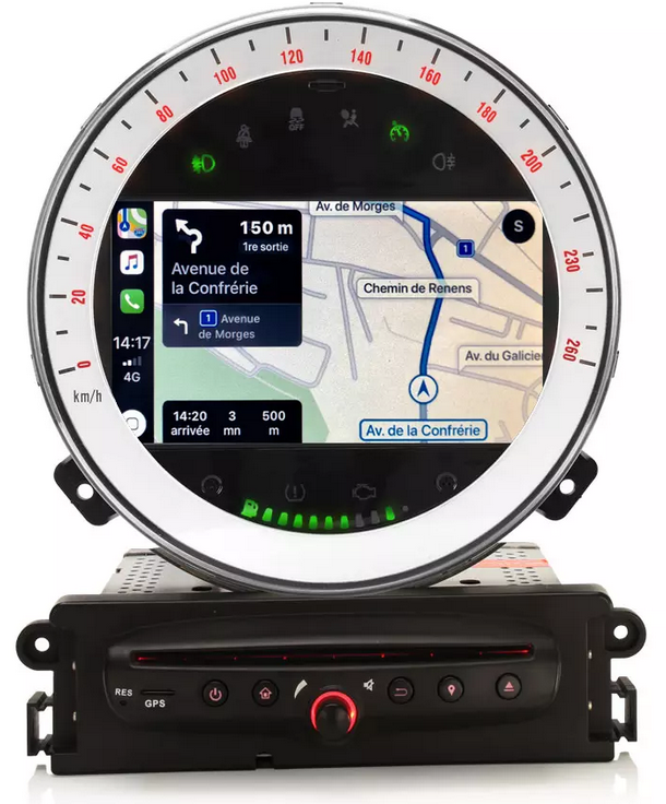 Autoradio GPS Mini Countryman Android Multimedia 2 Din R60