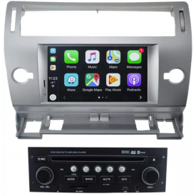 Autoradio GPS Citroen C4 Bluetooth Android Carplay Poste Radio Ecran Tactile D'origine Phase 1 2005 2006 2007 2008 2009 2011