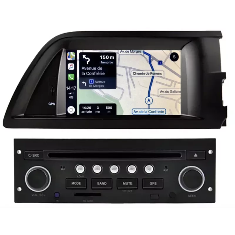 Autoradio Jumpy 2 Citroen Android Bluetooth Ecran GPS Tactile 2 Din Origine  Compatible 2007 2008 2009 2010 2011 2012