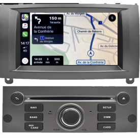 Autoradio Peugeot 407 Android Bluetooth GPS Carplay Ecran Tactile Poste Radio Compatible D'origine 407 RT5 RT3 SW RD4 RT4 Coupe