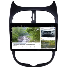 Autoradio full tactile GPS Bluetooth Android & Apple Carplay Peugeot 206+,  207, 207 CC, 207 SW + caméra de recul