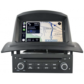 Autoradio Renault Megane 2 Android Bluetooth Ecran GPS Tactile Double Din D'origine Poste Radio CC RS Phase 2 1 2004 2005 2008