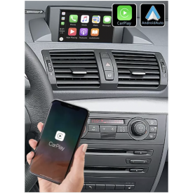 Android Auto Apple Carplay BMW E87 Serie 1 Boitier Adaptateur Sans Fil Wifi USB Module Pour Ecran Autoradio Voiture D'origine