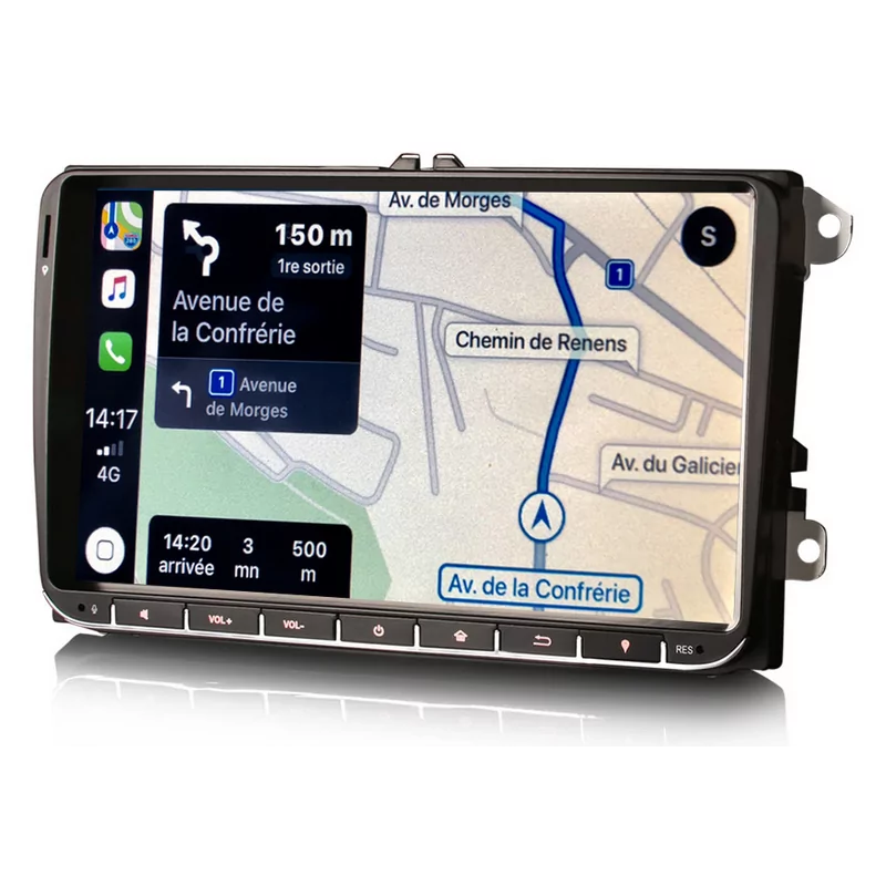 Autoradio VW T6 Android Auto Apple Carplay GPS Bluetooth Poste Radio Ecran  Tactile Compatible VW T6 Transporter D'origine