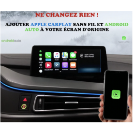 Android Auto Apple Carplay BMW i8 Boitier Adaptateur Sans Fil Wifi USB Module Pour Ecran Autoradio Voiture D'origine