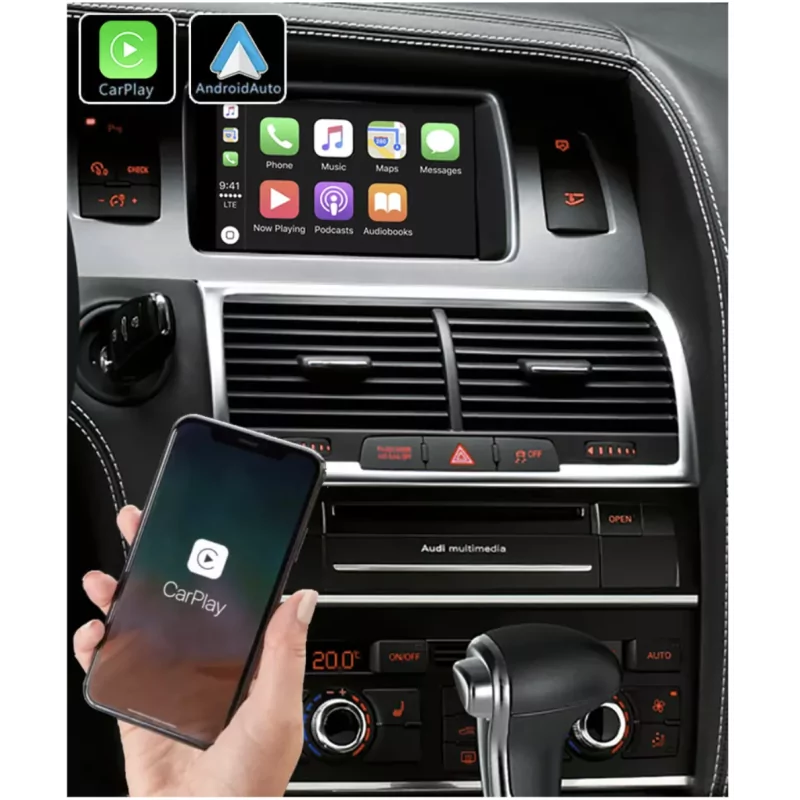Apple Carplay sans fil et Android Auto sur Audi A3 écran d'origine