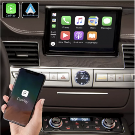 Android Auto Apple Carplay Audi A8 D3 D4 Boitier Adaptateur Sans Fil Wifi USB Module Pour Ecran Autoradio Voiture D'origine