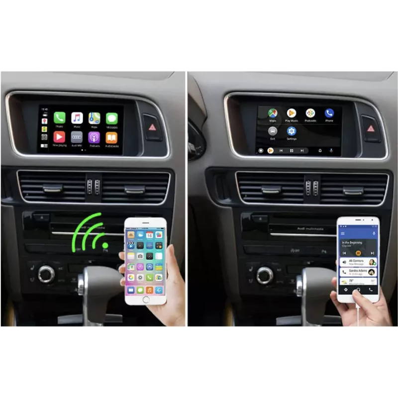 Android Auto And Apple Carplay Audi Q5 Boitier Adaptateur Sans Fil Wifi Usb Module Pour Ecran 0423