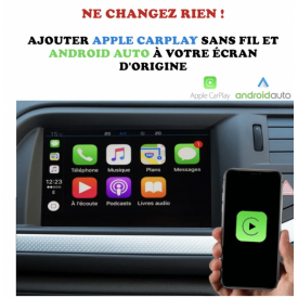 Android Auto Apple Carplay Citroen C5 Boitier Adaptateur Sans Fil Wifi USB Module Pour Ecran Autoradio Voiture D'origine