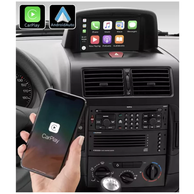 Android Auto & Apple Carplay Citroen Jumpy 2 Boitier Adaptateur Sans Fil  Wifi USB Module Ecran Autoradio Voiture D'origine