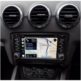 Autoradio Audi TT MK2 Bose android bluetooth origine apple carplay poste compatible double din concert chorus