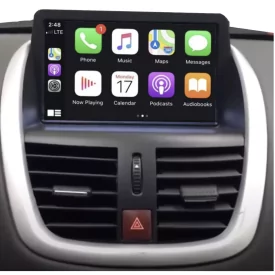 Autoradio Peugeot 207 CC SW Android Auto Apple Carplay GPS Bluetooth Poste  Radio Ecran Tactile Compatible Volant D'origine