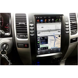 Autoradio Toyota Land Cruiser KDJ 120 vxe Android Apple Carplay GPS Bluetooth Ecran Tesla Style Tactile Compatible D'origine