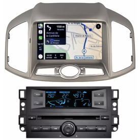 Autoradio Chevrolet Captiva Android GPS Ecran Tactile 2 Din 2011 2012 2013... Compatible D'origine