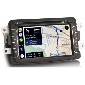 Autoradio Trafic 3 GPS Android Carplay Bluetooth 2 Din Poste Radio Commande Au Volant D'origine Renault 2014 2015 2017 2018 2019