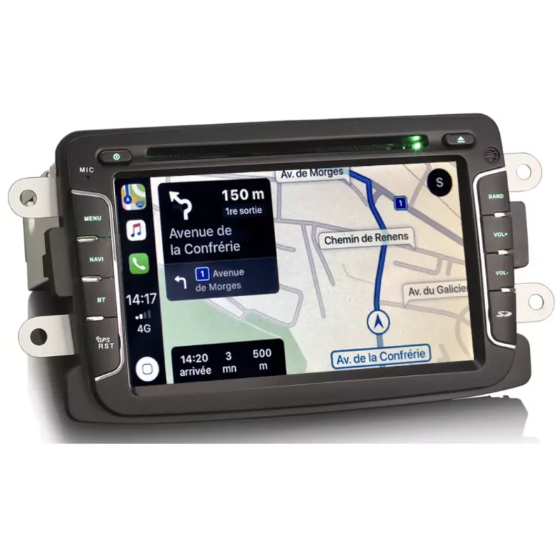 Autoradio Trafic 3 GPS Android Carplay Bluetooth 2 Din Poste Radio