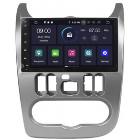 Autoradio Dacia Duster 2010 2011 2012 2013 Android Bluetooth Carplay Poste Radio Ecran Tactile GPS Compatible Commande au Volant