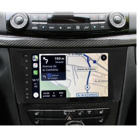 Autoradio Mercedes Classe E W211 Android Apple Carplay GPS Bluetooth Fibre Optique Ecran Poste Radio D'origine E 220 2004 2007