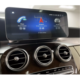 Autoradio Mercedes Classe C W205 Android Auto Apple Carplay GPS Bluetooth Poste Radio Ecran Tactile 2 Din Compatible D'origine