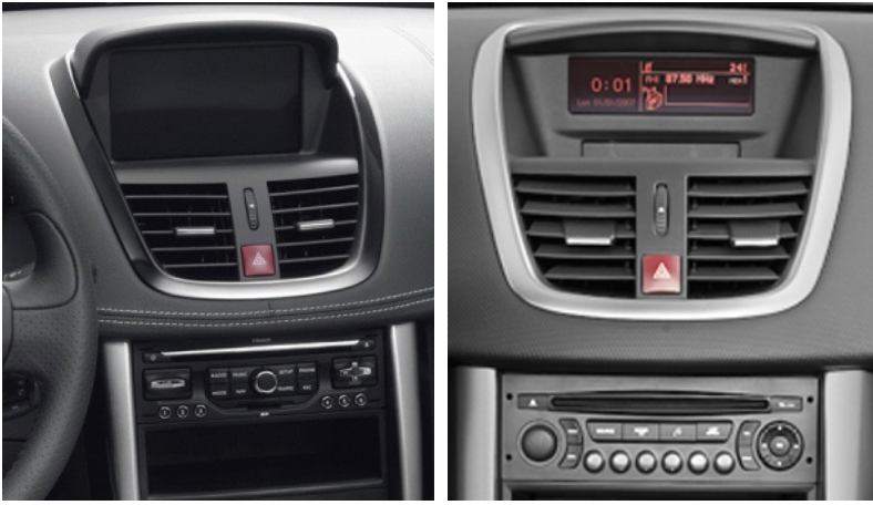 Autoradio Peugeot 207 CC SW Android Auto Apple Carplay GPS
