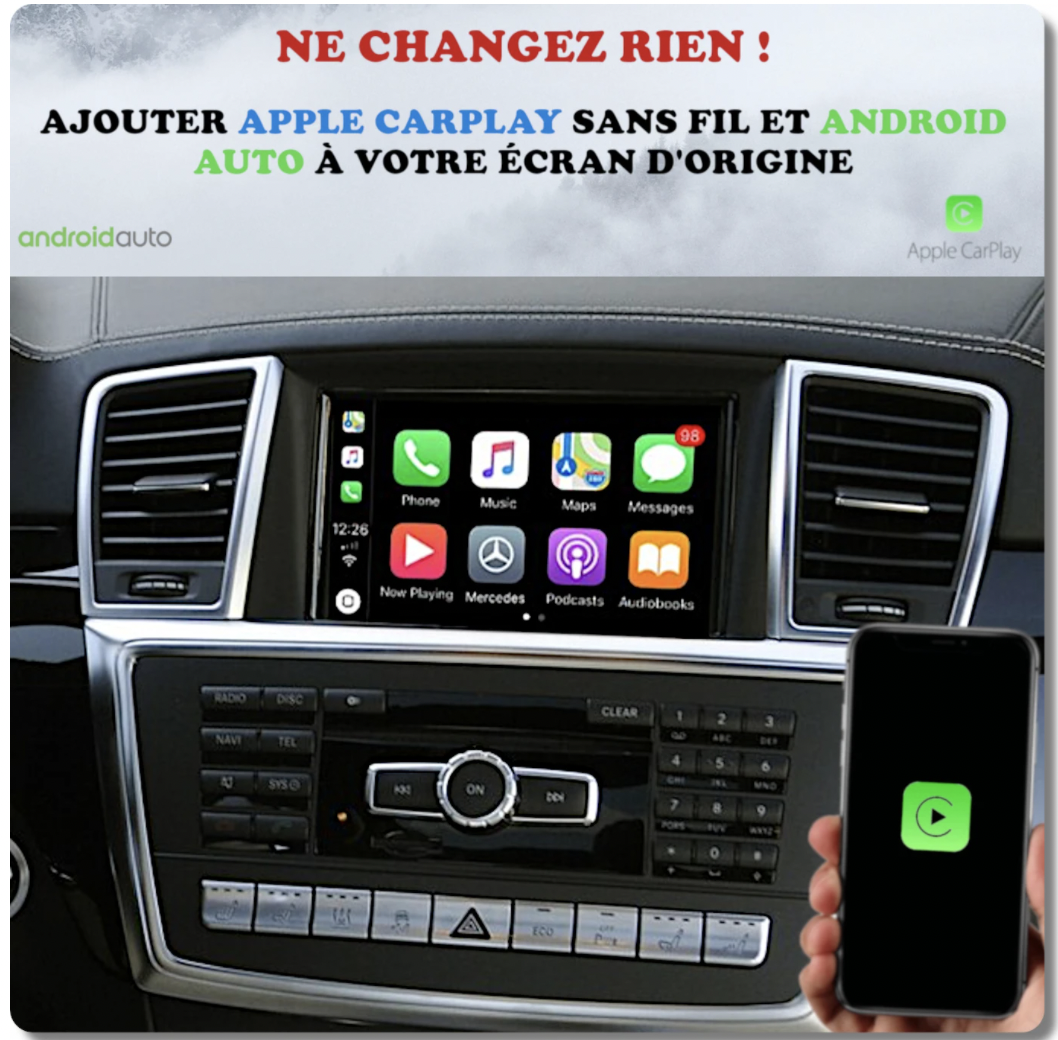 android auto mercedes ml w166